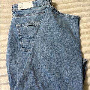 Distressed Mom Jeans, brand new